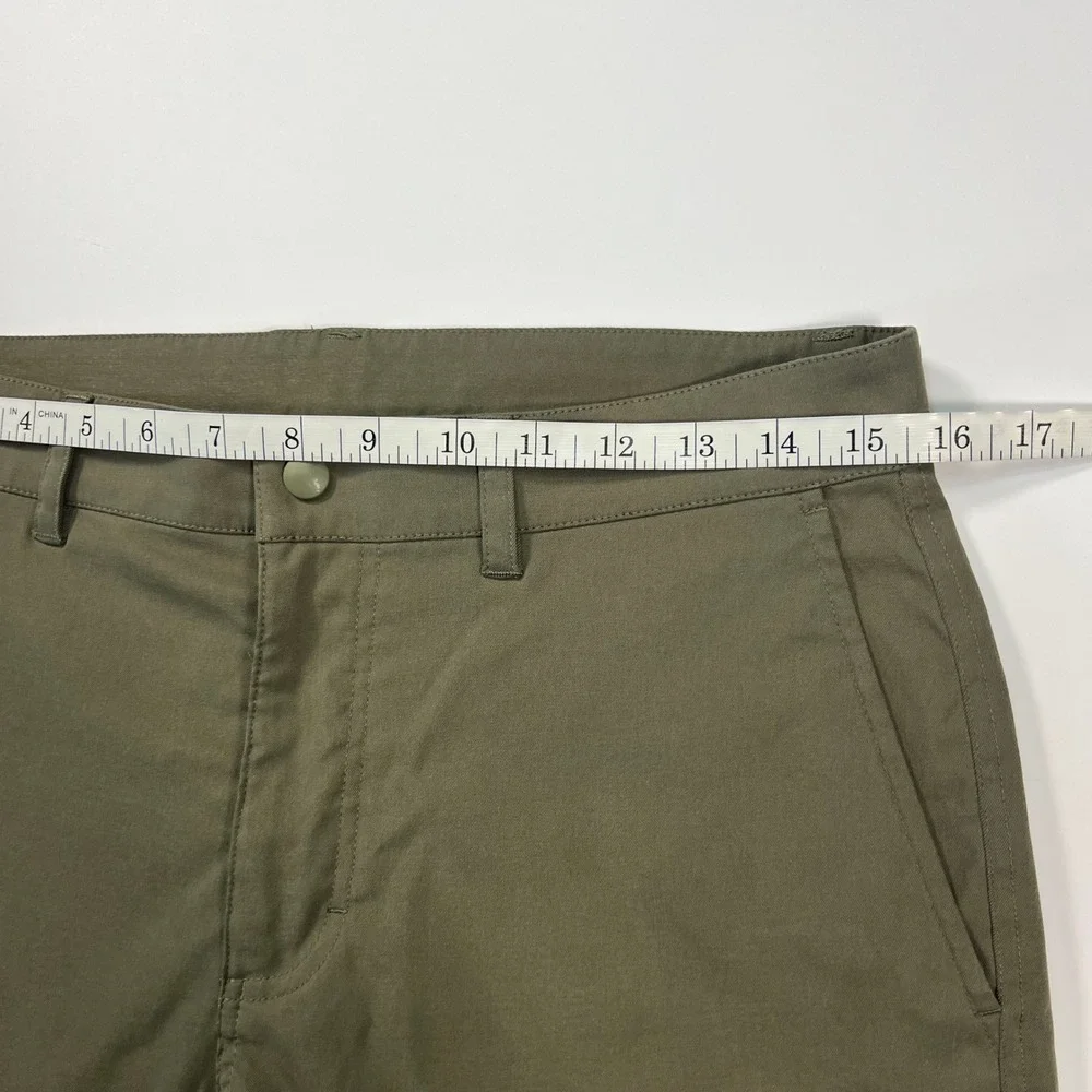 Outdoor Voices TechTwill Birdie Pant Mens M Olive Green Golf Chino‎ Recycled